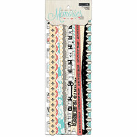Teresa Collins - Memories Collection - Border Strips with Glitter Accents