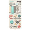 Teresa Collins - Memories Collection - Chipboard Buttons