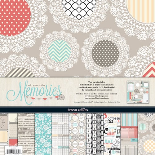 Teresa Collins - Memories Collection - 12 x 12 Paper and Accessories Pack
