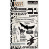 Teresa Collins Designs - Masquerade Party Collection - Clear Acrylic Stamps