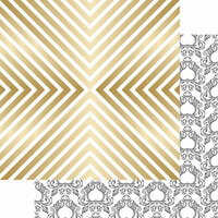 Teresa Collins - Nine and Co Collection - 12 x 12 Double Sided Paper with Foil Accents - Shine