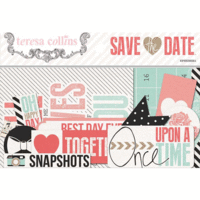 Teresa Collins Designs - Save The Date Collection - Ephemera Pack