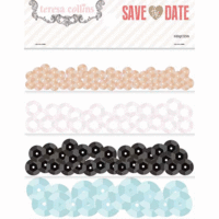 Teresa Collins Designs - Save The Date Collection - Sequins