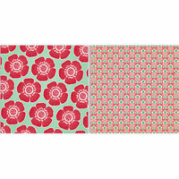 Teresa Collins - Spring Fling Collection - 12 x 12 Double Sided Paper - Big Flowers
