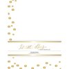 Teresa Collins - Studio Gold Collection - Stationery Pack - Foil Dots