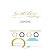 Teresa Collins - Studio Gold Collection - Label Stickers