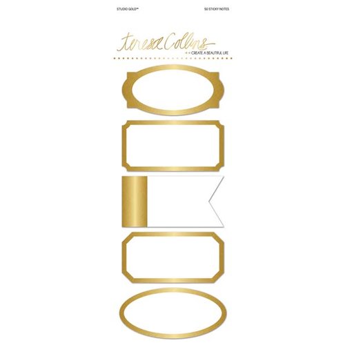 Teresa Collins Designs - Studio Gold Collection - Sticky Labels