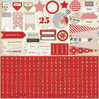 Teresa Collins - Santas List Collection - 12 x 12 Cardstock Stickers