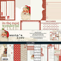 Teresa Collins - Santas List Collection - 12 x 12 Paper and Accessories Pack