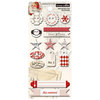 Teresa Collins - Santas List Collection - Chipboard Buttons