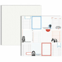 Teresa Collins - Stationery Noted Collection - 12 x 12 Double Sided Paper - Journaling Cards