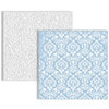 Teresa Collins - Stationery Noted Collection - 12 x 12 Double Sided Paper - Damask