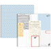 Teresa Collins Designs - Stationery Noted Collection - 12 x 12 Double Sided Paper - Ledgers