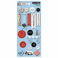 Teresa Collins - Stationary Noted Collection - Chipboard Buttons