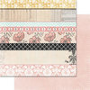 Teresa Collins - Summer Stories Collection - 12 x 12 Double Sided Paper - Stripes