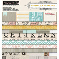 Teresa Collins - Summer Stories Collection - 6 x 6 Paper Pad