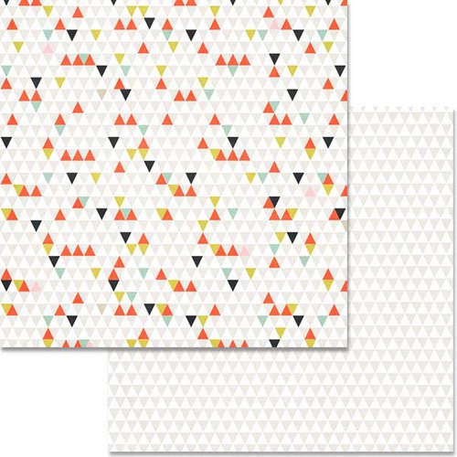 Teresa Collins - Something Wonderful Collection - 12 x 12 Double Sided Paper - Geometric