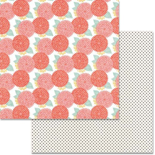 Teresa Collins - Something Wonderful Collection - 12 x 12 Double Sided Paper - Floral
