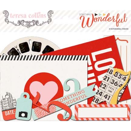 Teresa Collins Designs - Something Wonderful Collection - Ephemera Pack