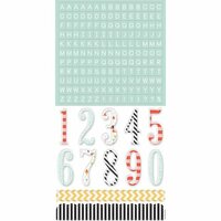 Teresa Collins - Something Wonderful Collection - Die Cut Chipboard Stickers