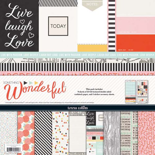 Teresa Collins Designs - Something Wonderful Collection - 12 x 12 Collection Pack