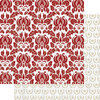 Teresa Collins - Tinsel and Company Collection - Christmas - 12 x 12 Double Sided Paper - Damask