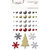Teresa Collins - Tinsel and Company Collection - Christmas - Enamel Dots and Shapes