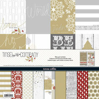 Teresa Collins Designs - Tinsel and Company Collection - Christmas - 12 x 12 Collection Pack