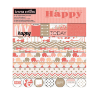 Teresa Collins Designs - You Are My Happy Collection - 6 x 6 Paper Pad