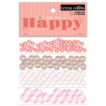 Teresa Collins Designs - You Are My Happy Collection - Sequins