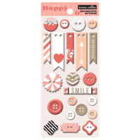 Teresa Collins Designs - You Are My Happy Collection - Buttons