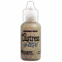 Ranger Ink - Tim Holtz - Distress Stickles Glitter Glue - Antique Linen