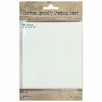 Ranger Ink - Tim Holtz - Distress Specialty Stamping Paper - 4.25 x 5.5