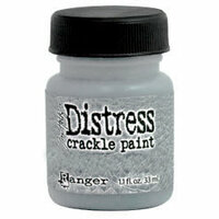 Ranger Ink - Tim Holtz - Distress Crackle Paint - Metallic Brushed Pewter