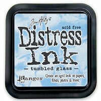 Distress Ink Tumbled Glass