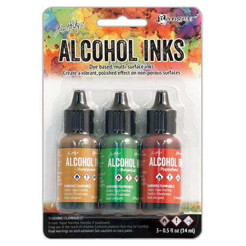 Ranger Ink - Tim Holtz - Adirondack Alcohol Ink - 3 Pack - Conservatory