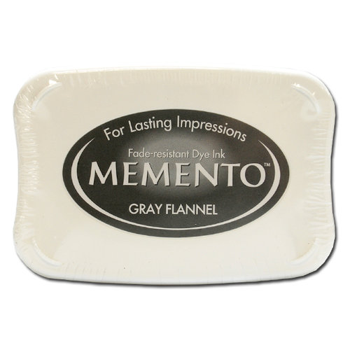 Tsukineko - Memento - Fade Resistant Dye Ink Pad - Gray Flannel