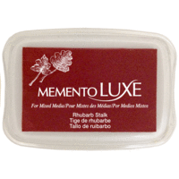 Tsukineko - Memento LUXE - Fade Resistant Dye Inkpad - Rhubarb Stalk