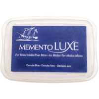 Tsukineko - Memento LUXE - Fade Resistant Dye Inkpad - Danube Blue