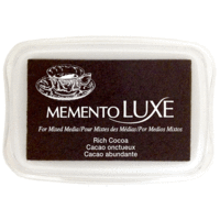 Tsukineko - Memento LUXE - Fade Resistant Dye Inkpad - Rich Cocoa