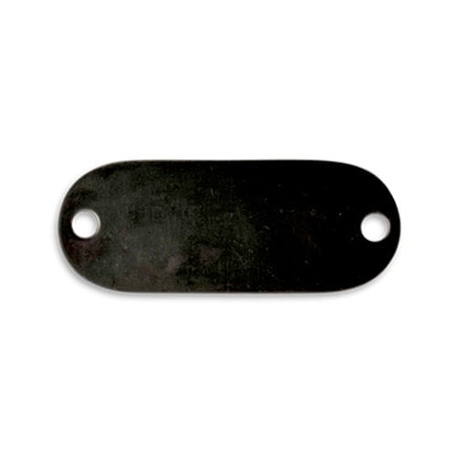 Vintaj Metal Brass Company - Arte Metal - 2 Hole Plate - Rounded