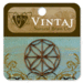 Vintaj Metal Brass Company - Metal Jewelry Hardware - Stained Glass Window