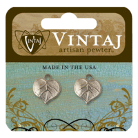 Vintaj Metal Brass Company - Artisan Pewter - Nouveau Leaf