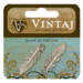 Vintaj Metal Brass Company - Artisan Pewter - Metal Jewelry Hardware - Native Feather