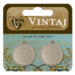 Vintaj Metal Brass Company - Artisan Pewter - Metal Altered Blank - Token