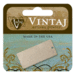 Vintaj Metal Brass Company - Artisan Pewter - Metal Jewelry Hardware - Rectangle