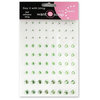 Want2Scrap - Say it With Bling - Adhesive Rhinestones - Green