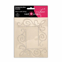 Want2Scrap - Say it With Bling - Self Adhesive Gems - Classy Corners - Elegance