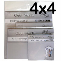Bind It All - Zutter - Clear Acrylic Covers - 4x4