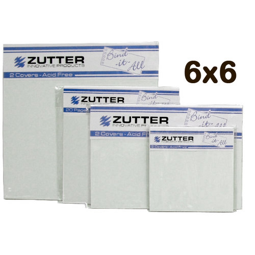 Zutter - Bind It All - Canvas Art Board Covers - 6x6